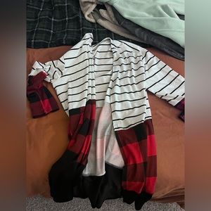 Plaid cover, never worn